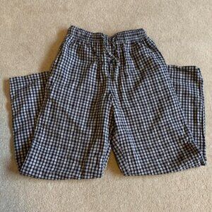 Men's Merona Black & Gray 100% Cotton Lounge Pajama Pants Small